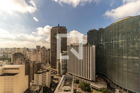 Vista do Studio de kitnet/studio à venda com 1 quarto, 21m² em República, São Paulo