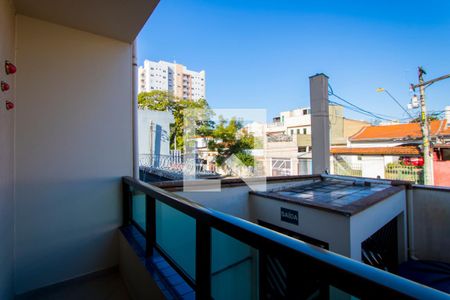 Varanda da sala de apartamento à venda com 3 quartos, 100m² em Vila Leopoldina, Santo André