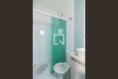 Banheiro da Suite de apartamento à venda com 2 quartos, 60m² em Parque Oratorio, Santo André