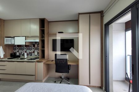 Sala/Quarto de kitnet/studio para alugar com 1 quarto, 24m² em Paraíso, São Paulo