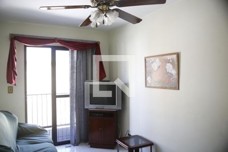 sala de apartamento para alugar com 3 quartos, 85m² em Canto do Forte, Praia Grande