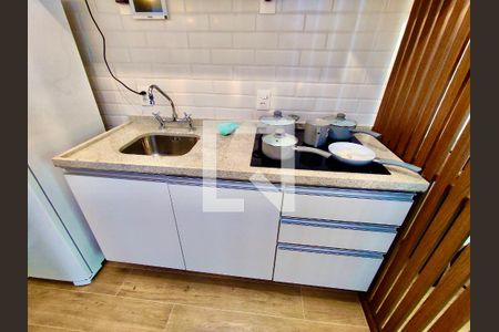 Cozinha americana  de apartamento para alugar com 1 quarto, 50m² em Ipanema, Rio de Janeiro