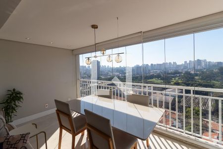 Varanda Sala de apartamento à venda com 3 quartos, 94m² em Jurubatuba, São Paulo