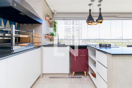 Sala - Varanda de apartamento para alugar com 3 quartos, 130m² em Jardim Dom Bosco, São Paulo