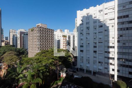 Sala - vista de apartamento para alugar com 3 quartos, 178m² em Jardim Paulistano, São Paulo