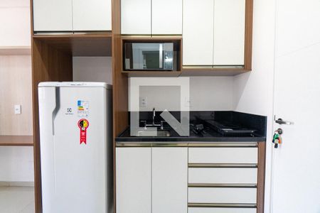 Cozinha de apartamento para alugar com 1 quarto, 26m² em Vila Clementino, São Paulo