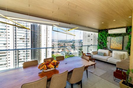 Varanda de apartamento para alugar com 3 quartos, 134m² em Vila Anastácio, São Paulo