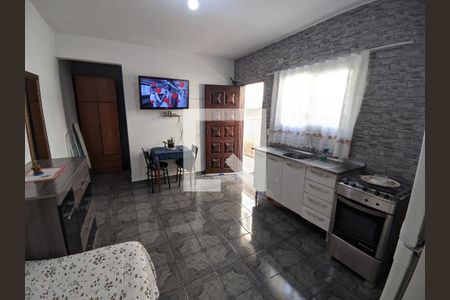 Sala/Quarto/Cozinha de casa para alugar com 1 quarto, 25m² em Parque Monteiro Soares, São Paulo