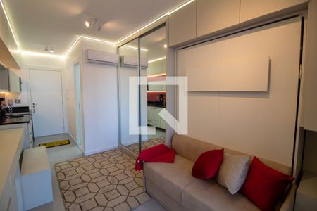 Sala - Studio de kitnet/studio para alugar com 1 quarto, 25m² em Brooklin Paulista, São Paulo