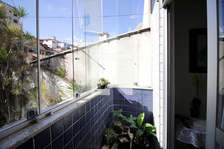 Varanda de apartamento à venda com 4 quartos, 125m² em Santa Cruz, Belo Horizonte