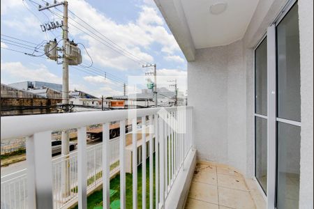 Varanda da Sala de apartamento para alugar com 2 quartos, 42m² em Vila São João, Guarulhos