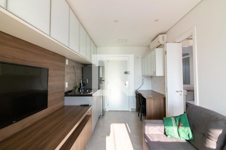 Sala de apartamento à venda com 1 quarto, 35m² em Brooklin Paulista, São Paulo