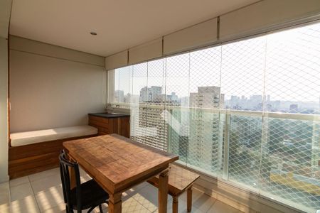 Varanda de apartamento à venda com 1 quarto, 35m² em Brooklin Paulista, São Paulo