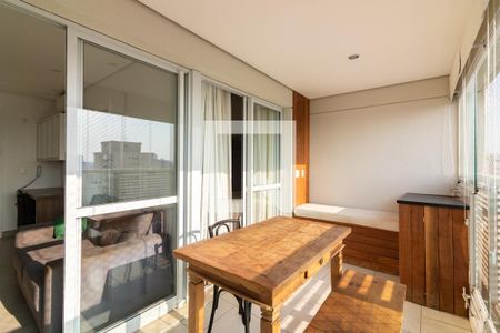 Varanda de apartamento à venda com 1 quarto, 35m² em Brooklin Paulista, São Paulo