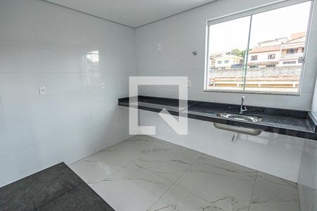 Cozinha de apartamento à venda com 2 quartos, 120m² em Letícia, Belo Horizonte