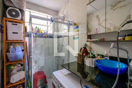 Banheiro de kitnet/studio à venda com 1 quarto, 28m² em Cidade Baixa, Porto Alegre