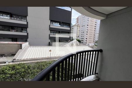 Vista da Sacada de apartamento à venda com 2 quartos, 56m² em Jardim Paulista, São Paulo