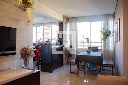 Sala de apartamento à venda com 2 quartos, 60m² em Nova Granada, Belo Horizonte