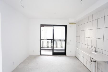 sala /cozinha/serviço de apartamento à venda com 2 quartos, 52m² em Jardim Panorama, São Paulo