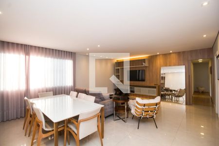 Sala de apartamento para alugar com 4 quartos, 138m² em Santo Antônio, Belo Horizonte