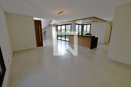 Sala de casa de condomínio à venda com 3 quartos, 215m² em Loteamento Caminhos de San Conrado (sousas), Campinas