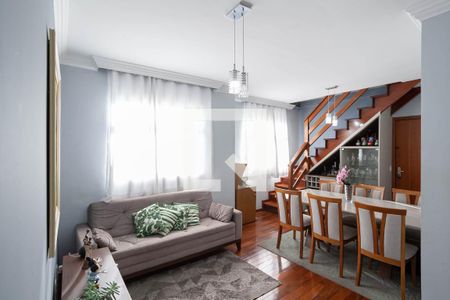 Sala 1 de apartamento à venda com 4 quartos, 169m² em Itapoã, Belo Horizonte