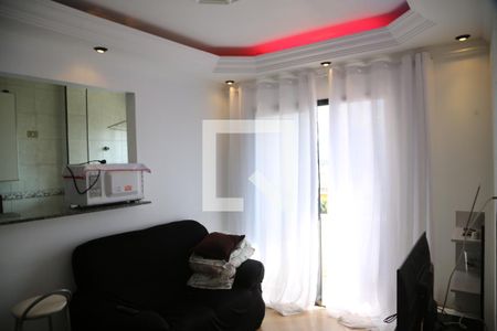 Sala de apartamento para alugar com 1 quarto, 39m² em Vila Tupi, Praia Grande