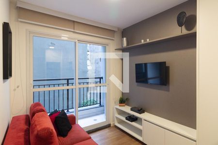 Sala de apartamento para alugar com 1 quarto, 28m² em República, São Paulo