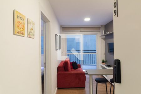 Sala de apartamento para alugar com 1 quarto, 28m² em República, São Paulo