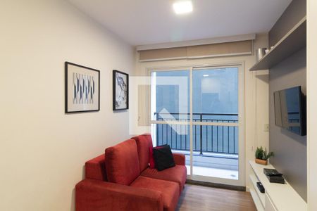 Sala de apartamento para alugar com 1 quarto, 28m² em República, São Paulo