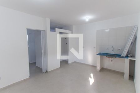 Sala e Cozinha   de apartamento para alugar com 1 quarto, 38m² em Jardim Japao, São Paulo