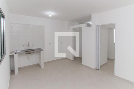 Sala e Cozinha   de apartamento para alugar com 1 quarto, 38m² em Jardim Japao, São Paulo