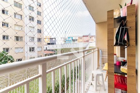 Varanda da Sala/Suíte de apartamento à venda com 1 quarto, 31m² em Jardim Prudência, São Paulo