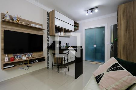 Casa de condomínio à venda com 47m², 2 quartos e 1 vagaSala