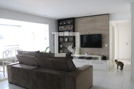 Sala de apartamento à venda com 3 quartos, 109m² em Parque Industrial Tomas Edson, São Paulo