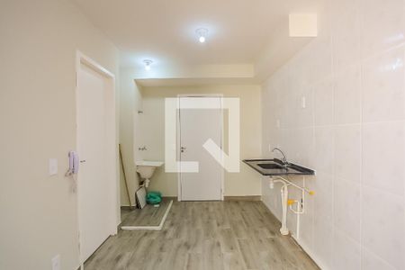 Sala e Cozinha Integrada de apartamento para alugar com 1 quarto, 24m² em Paraíso do Morumbi, São Paulo