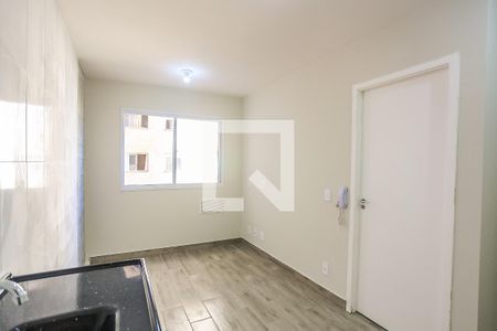 Sala e Cozinha Integrada de apartamento para alugar com 1 quarto, 24m² em Paraíso do Morumbi, São Paulo