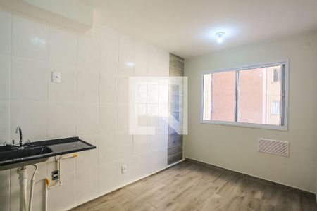 Sala e Cozinha Integrada de apartamento para alugar com 1 quarto, 24m² em Paraíso do Morumbi, São Paulo