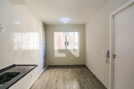 Sala e Cozinha Integrada de apartamento para alugar com 1 quarto, 24m² em Paraíso do Morumbi, São Paulo