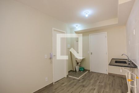 Sala e Cozinha Integrada de apartamento para alugar com 1 quarto, 24m² em Paraíso do Morumbi, São Paulo