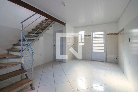 Sala/cozinha de apartamento para alugar com 1 quarto, 44m² em Igara, Canoas