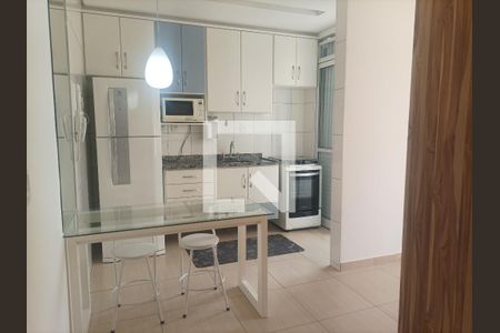 Sala/Cozinha de apartamento à venda com 1 quarto, 40m² em Parque Independência, São Paulo