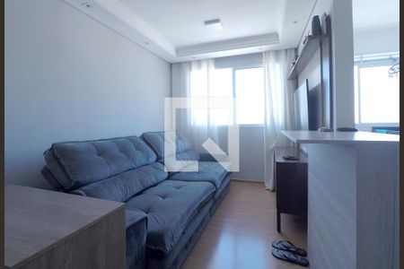 Sala de apartamento para alugar com 2 quartos, 48m² em Parque São Vicente, Mauá