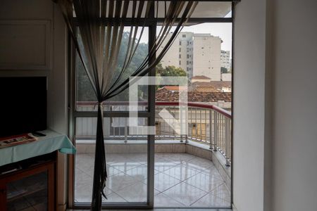 Vista da Sala de apartamento à venda com 1 quarto, 50m² em Catete, Rio de Janeiro
