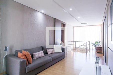 Sala de TV de casa de condomínio à venda com 4 quartos, 400m² em Alphaville Nova Lima, Nova Lima