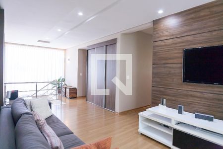 Sala de TV de casa de condomínio à venda com 4 quartos, 400m² em Alphaville Nova Lima, Nova Lima