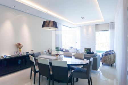 sala de casa de condomínio à venda com 4 quartos, 400m² em Alphaville Nova Lima, Nova Lima