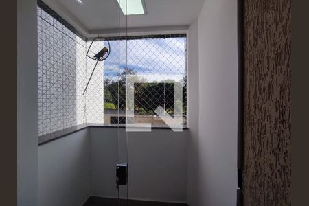 Varanda da Sala de apartamento à venda com 2 quartos, 114m² em Europa, Contagem