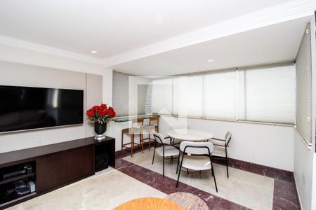 Sala de apartamento à venda com 4 quartos, 160m² em Sion, Belo Horizonte