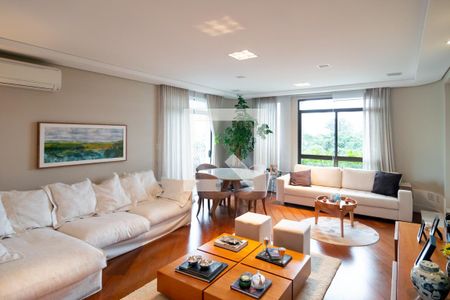 Sala de apartamento à venda com 4 quartos, 220m² em Brooklin Novo, São Paulo